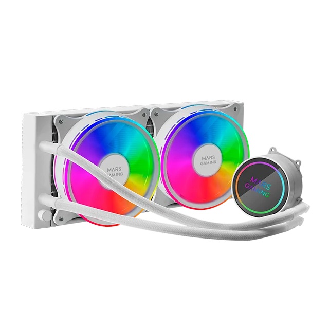 WATERCOOLING MARS GAMING ML-ONE240 ARGB WHITE